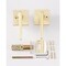 Sure-Loc Hardware Sure-Loc Hardware Basel Square Privacy Lever, Reversible Handing, Satin Brass BS102-SQ SB - alternate 4